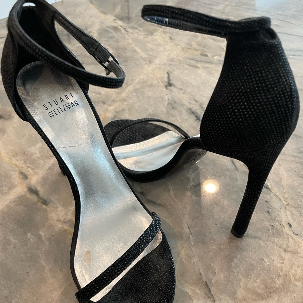 Stuart Weizman Nudist heels. Worn once. Perfect condition